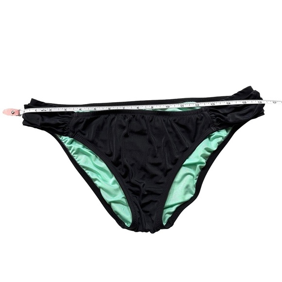 🔴 5 for $10 ONE Shade & Shore Black Full Coverage Swimsuit Bottom Size L - Picture 3 of 5